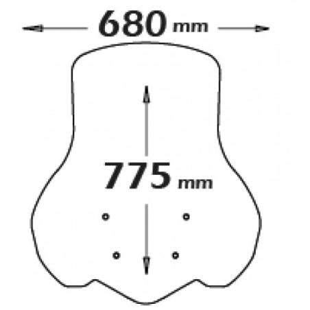 Isotta SC3421 parabrezza Yamaha Tricity 125-155