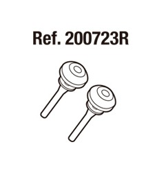 Shad 200723R Paracolpi In Gomma Per Sistemi Bagagli E Attacchi