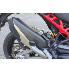 CNC Racing ZA372Y Paracalore Silenziatore Per Ducati Multistrada V4 Dal 2025 Carbonio Opaco