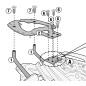 SR5125 Givi attacco per bauletto posteriore su moto Bmw G 310 R 