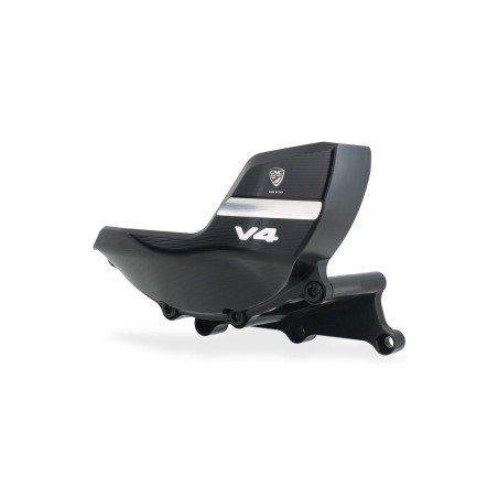 CNC Racing PR334BS Protezione Carter Frizione Per Ducati Multistrada V4 My2025 Alluminio Anodizzato Nero