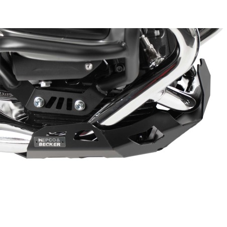 Hepco Becker 8106552 00 01 Paracoppa Piastra di protezione motore nera per BMW R 12 S dal 2025