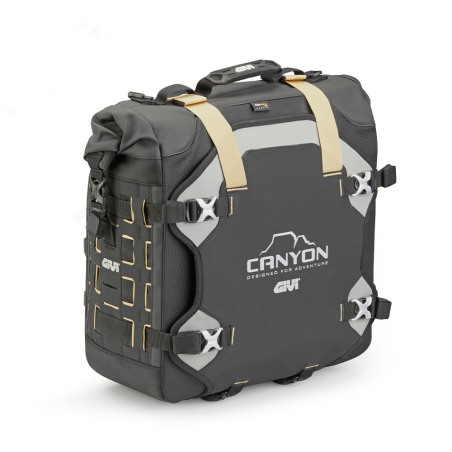 Givi GRT727 Borsa laterale impermeabile scantonata 25 L per moto Adventure