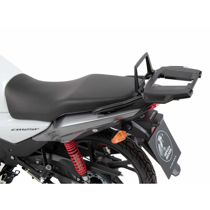 Hepco Becker 6529558 01 01 Portapacchi Alurack nero per Honda CB 125 F dal 2025