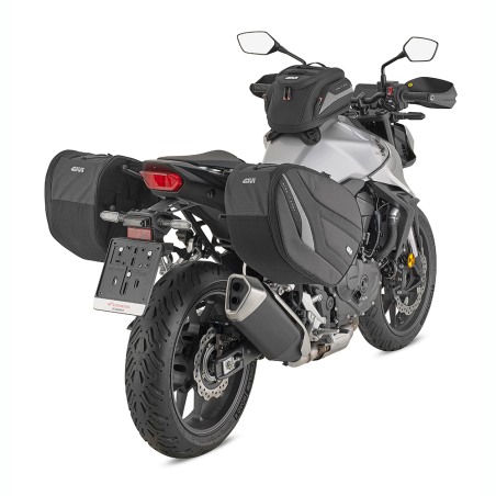 Givi EASY10 borse laterali espandibili 27-35L con sacche impermeabili