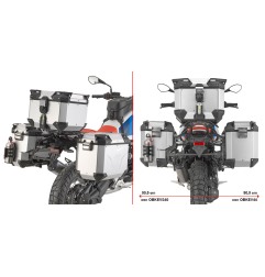 Givi PLOS5151CAM Portavaligie laterale per Trekker Outback Evo BMW R12GS dal 2025
