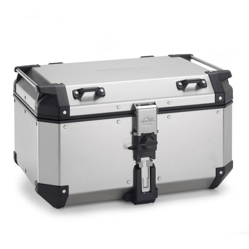 Bauletto  Top Case Kappa KVG580A K Voyager da 58L in alluminio naturale MONOKEY