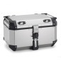 Bauletto  Top Case Kappa KVG580A K Voyager da 58L in alluminio naturale MONOKEY