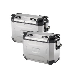 Kappa KVG37APACK2 Coppia di Valigie Laterali K'Voyager in alluminio da 37L