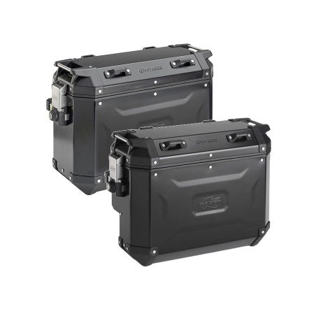 Kappa KVG3733BPACK2 K Voyager valigie alluminio nero 37+33 scantonata