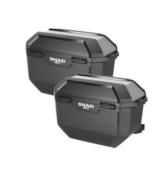 Shad TR27 valigie laterali TERRA con cover alluminio grigio