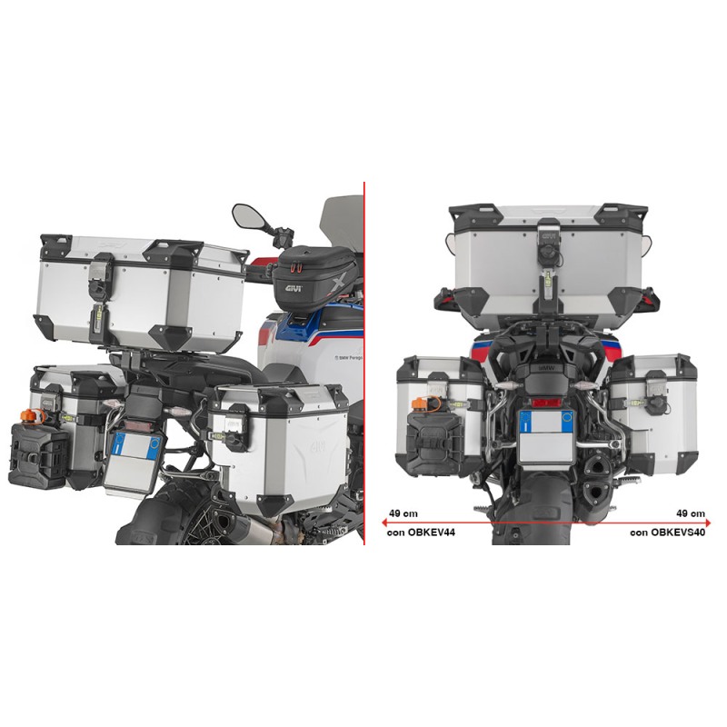 Givi PLOS5146CAMOX portavaligie laterale Inox BMW R 1300 GS Adventure Givi PLOS5146CAMOX portavaligie laterale Inox BMW R 1300 GS Adventure