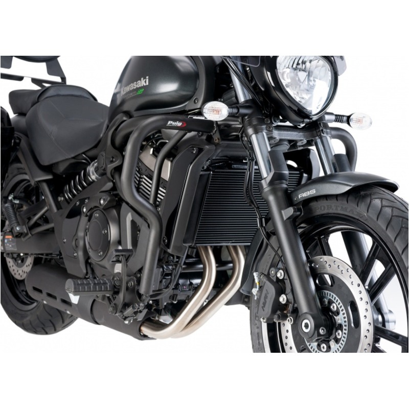 Puig 8544N paramotore tubolare nero Kawasaki Vulcan S 650