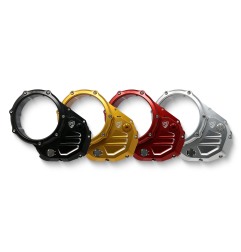 CNC Racing Carter Trasparente Per Frizioni Ad Olio Ducati In Alluminio Cnc E Lexan