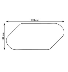 Lampa 90509 copia protezioni adesive trasparenti serbatoio Grip-Tank X1