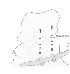 GIVI 06SKIT Kit viti montaggio Smart Bar S900A / S901A