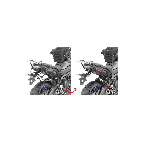 Portavaligie laterali Givi PLXR2139 per V35 Yamaha MT-09 Tracer e GT