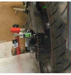 TeknoBlock TKKAW06 Antifurto Bloccaruota Posteriore Per Kawasaki Ninja 500