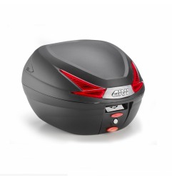 GIVI B330N Bauletto monolock nero da 33l. con catadiottri rossi