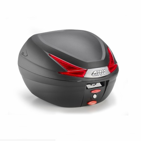 GIVI B330N Bauletto monolock nero da 33l. con catadiottri rossi