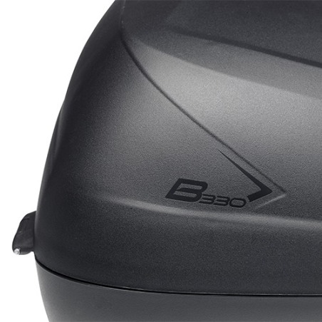 GIVI B330N Bauletto monolock nero da 33l. con catadiottri rossi