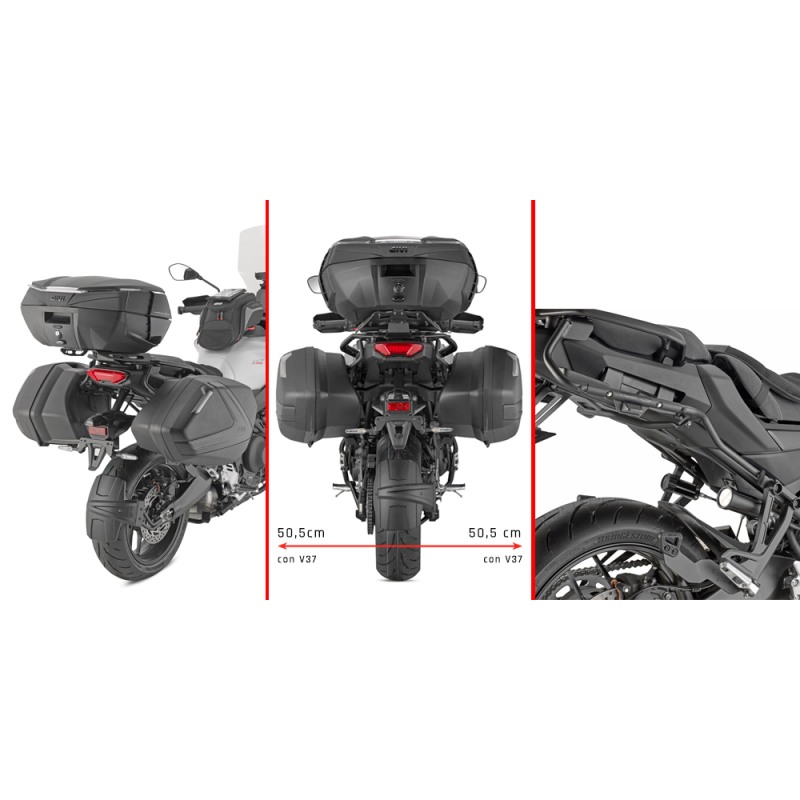 GIVI PX2171 Telaietti porta valigie laterali TECH 3 per Yamaha Tracer 9/GT/GT+ dal 2025 GIVI PX2171 Telaietti porta valigie laterali TECH 3 per Yamaha Tracer 9/GT/GT+ dal 2025