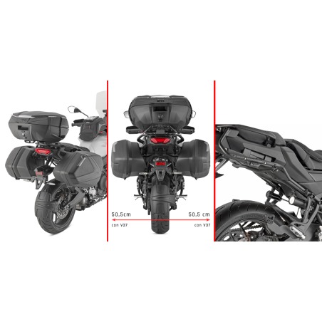 GIVI PX2171 Telaietti porta valigie laterali TECH 3 per Yamaha Tracer 9/GT/GT+ dal 2025