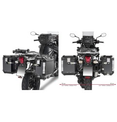 Kappa KL6408CAM Portavaligie Laterali Cam-side K Force Triumph Tiger Explorer 2016