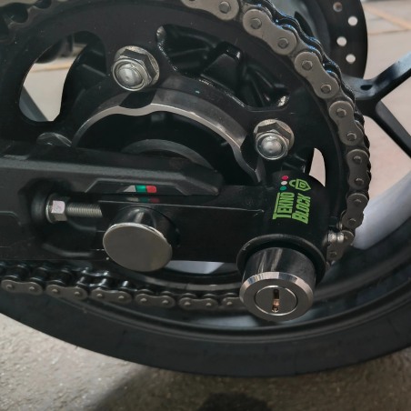 TeknoBlock TKH25 antifurto bloccaruota per Honda Hornet 1000 dal 2025