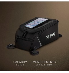 Shad SL12M Borsa serbatoio magnetica 2L con tasca smartphone