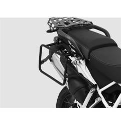 Zieger Portavaligie laterale nero per Triumph Tiger 900 2019-2025
