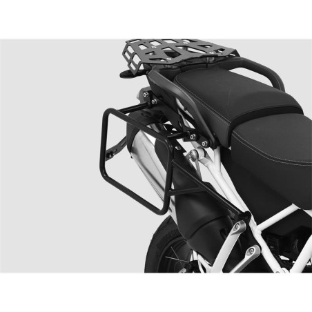 Zieger Portavaligie laterale nero per Triumph Tiger 900 2019-2025