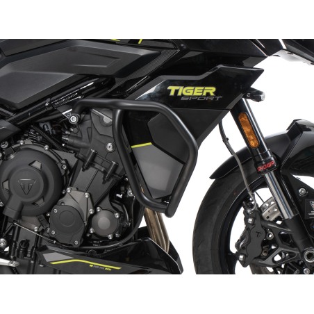 Hepco Becker 5017690 00 01 Barra di protezione motore nera per Triumph Tiger Sport 800 dal 2025