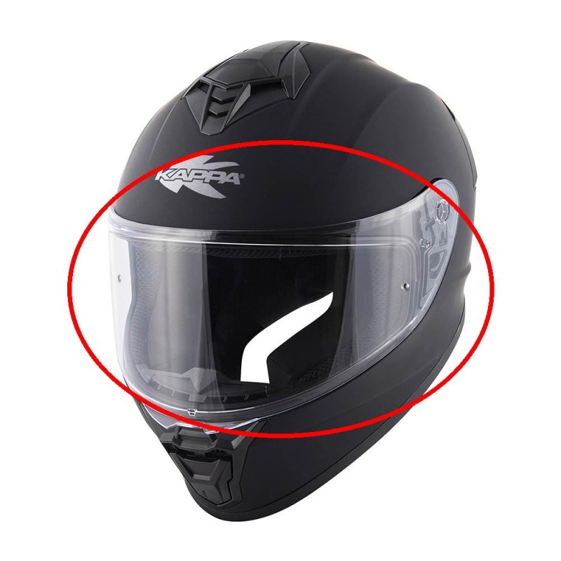 Visiera trasparente Kappa Z1522TR per casco KV52 Visiera trasparente Kappa Z1522TR per casco KV52
