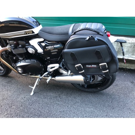 Bags Bike Explorer Nera Borse laterali per Triumph Speed Twin 1200 dal 2025