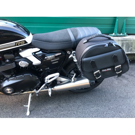 Bags Bike Explorer Nera Borse laterali per Triumph Speed Twin 1200 dal 2020 al 2024