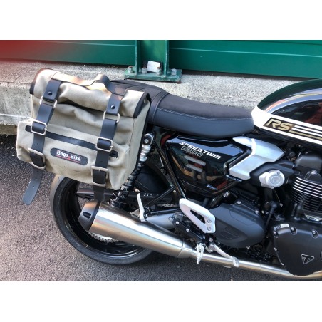 Bags Bike Sahara Grigia Borse laterali per Triumph Speed Twin 1200 dal 2025