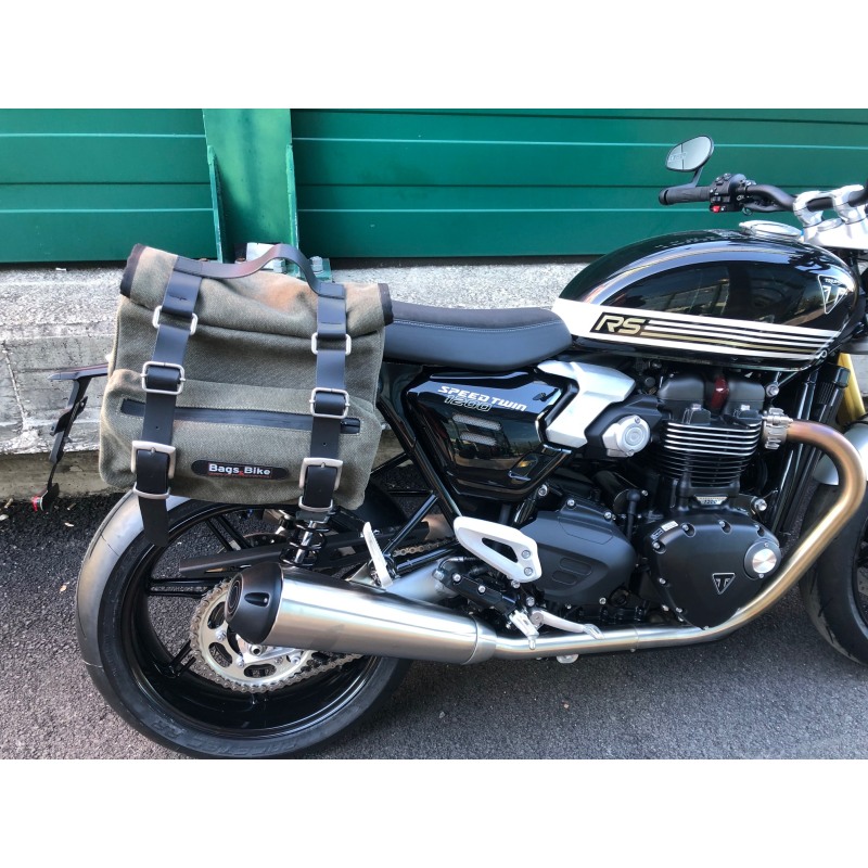 Bags Bike Sahara Verde Borse laterali per Triumph Speed Twin 1200 dal 2025