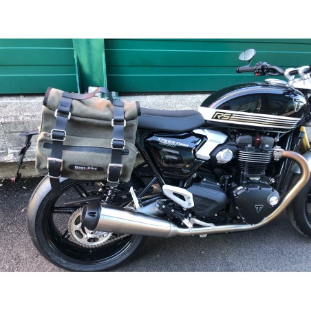Bags Bike Sahara Verde Borse laterali per Triumph Speed Twin 1200 dal 2025