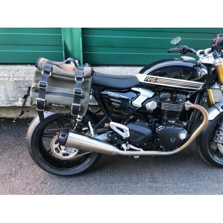 Bags Bike Sahara Verde Borse laterali per Triumph Speed Twin 1200 dal 2025
