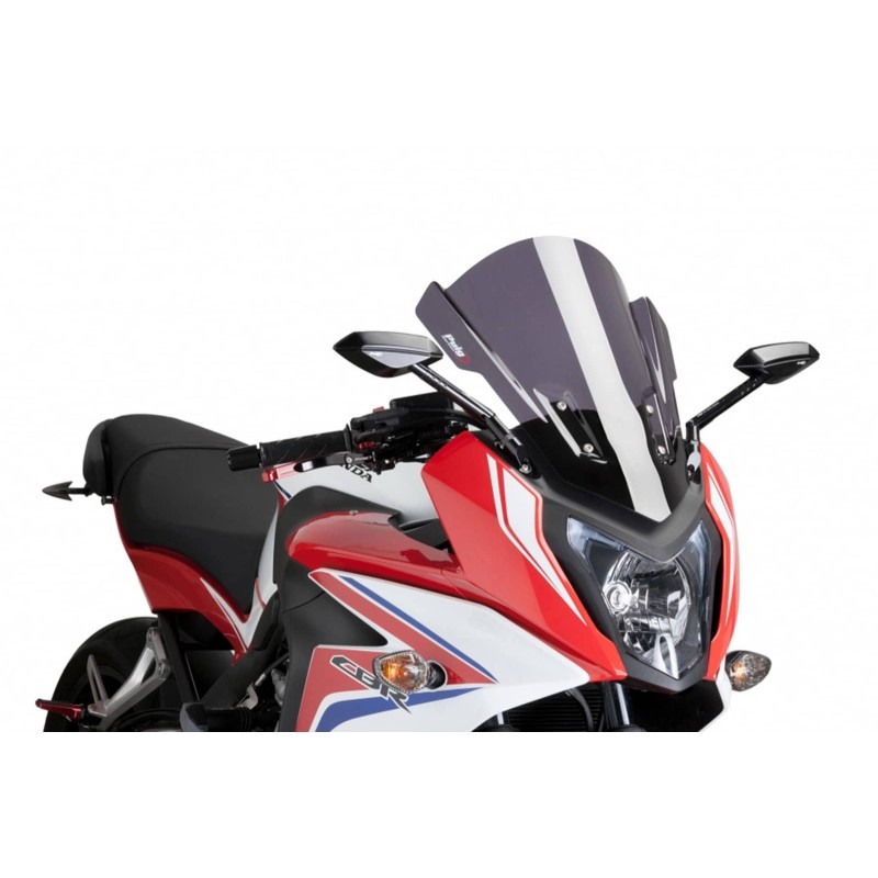 Puig Racing 7595F Cupolino Touring Fumé Scuro Per Honda CBR650F dal 2014 al 2018