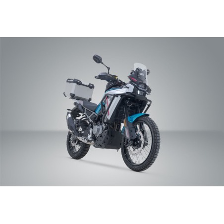 Set portapacchi Adventure Rack e Bauletto in alluminio Trax Adventure Sw-Motech GPT.10.625.70001/S per moto