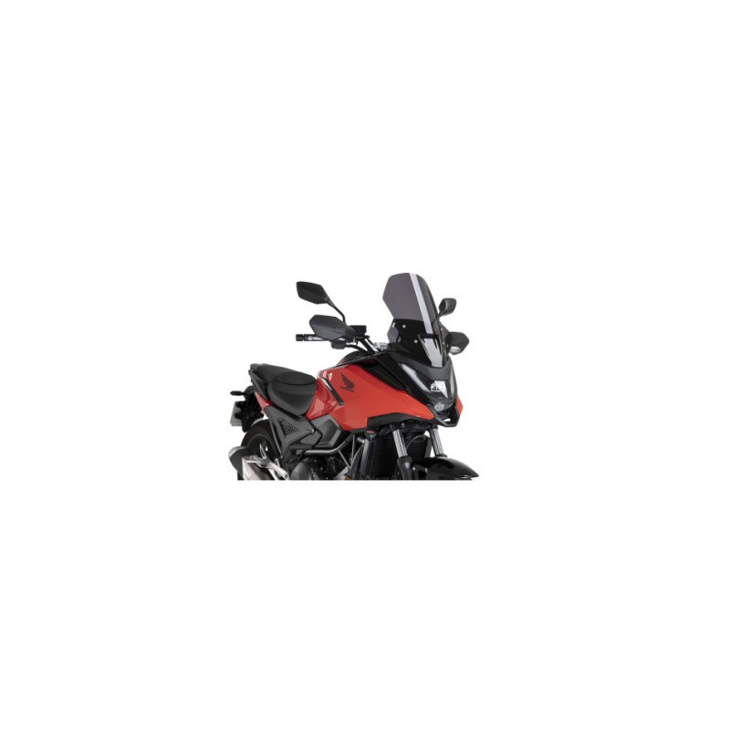 Puig Racing 22508 Cupolino Touring Per Honda Nc750x Dal 2025 Trasparente, Fumé Chiaro, Fumé Scuro