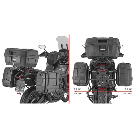 Givi PLO7607MK Telaietti valigie laterali Monokey per Zontes 703F dal 2025