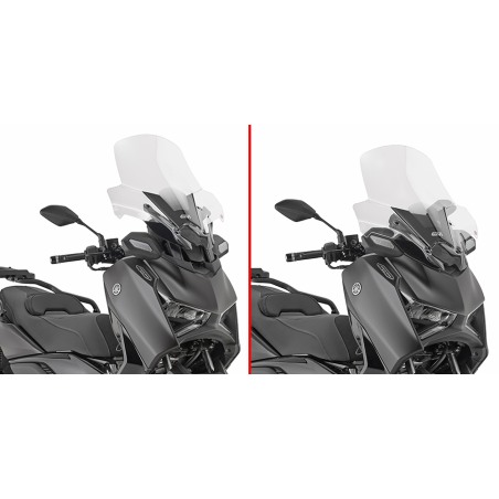 Givi D2178ST Parabrezza trasparente per Yamaha X-MAX 300 Tech Max dal 2025