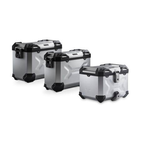 SW-Motech ADV.10.057.75000/S Set TRAX ADV argento per CFMoto 800MT-X dal 2024