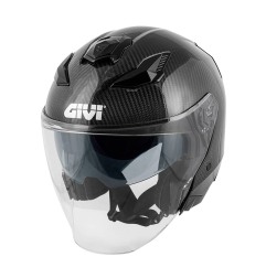 Givi X31 Carbon Solid Color Casco Jet in Fibra di Carbonio