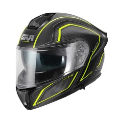 Givi X50 Fiber Hologram Casco Modulare in Fibra di Vetro