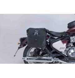 Sistema borse laterali LC2 Black Edition Sw-Motech BC.HTA.41.043.20100 per Royal Enfield Classic 650