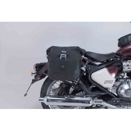 Sistema borse laterali LC2 Black Edition Sw-Motech BC.HTA.41.043.20100 per Royal Enfield Classic 650